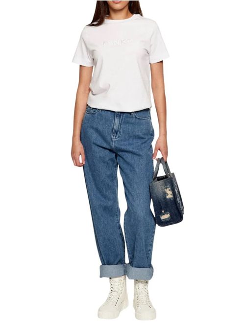 T-shirt ricamo logo PINKO PINKO | 101752A2RD/Z04